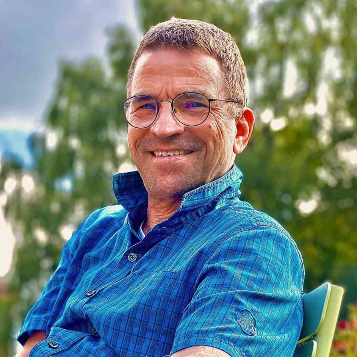 Bertram Kaspar, 63 im Training mit Nick Gerber