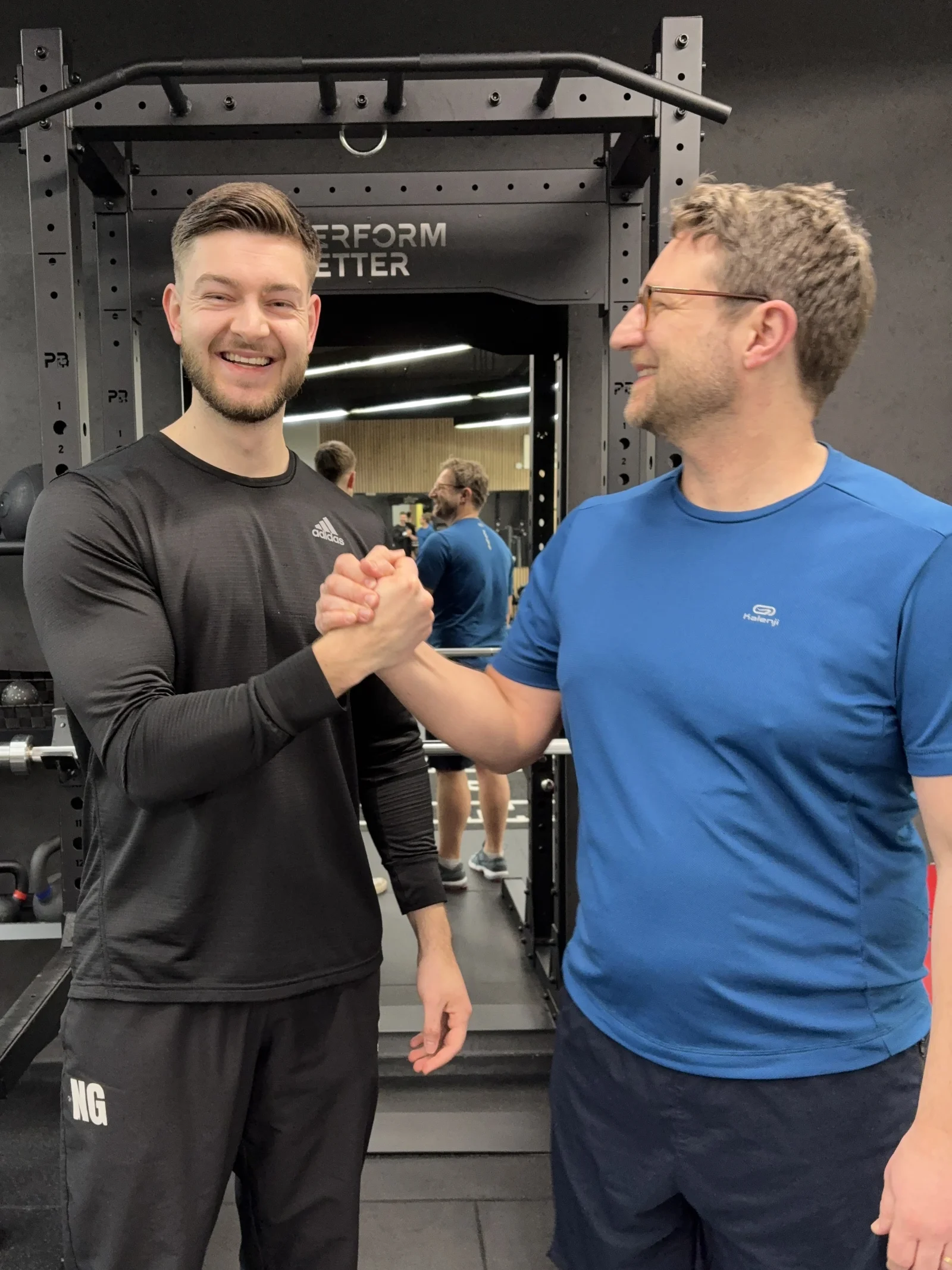 Van M. im Training mit Nick Gerber