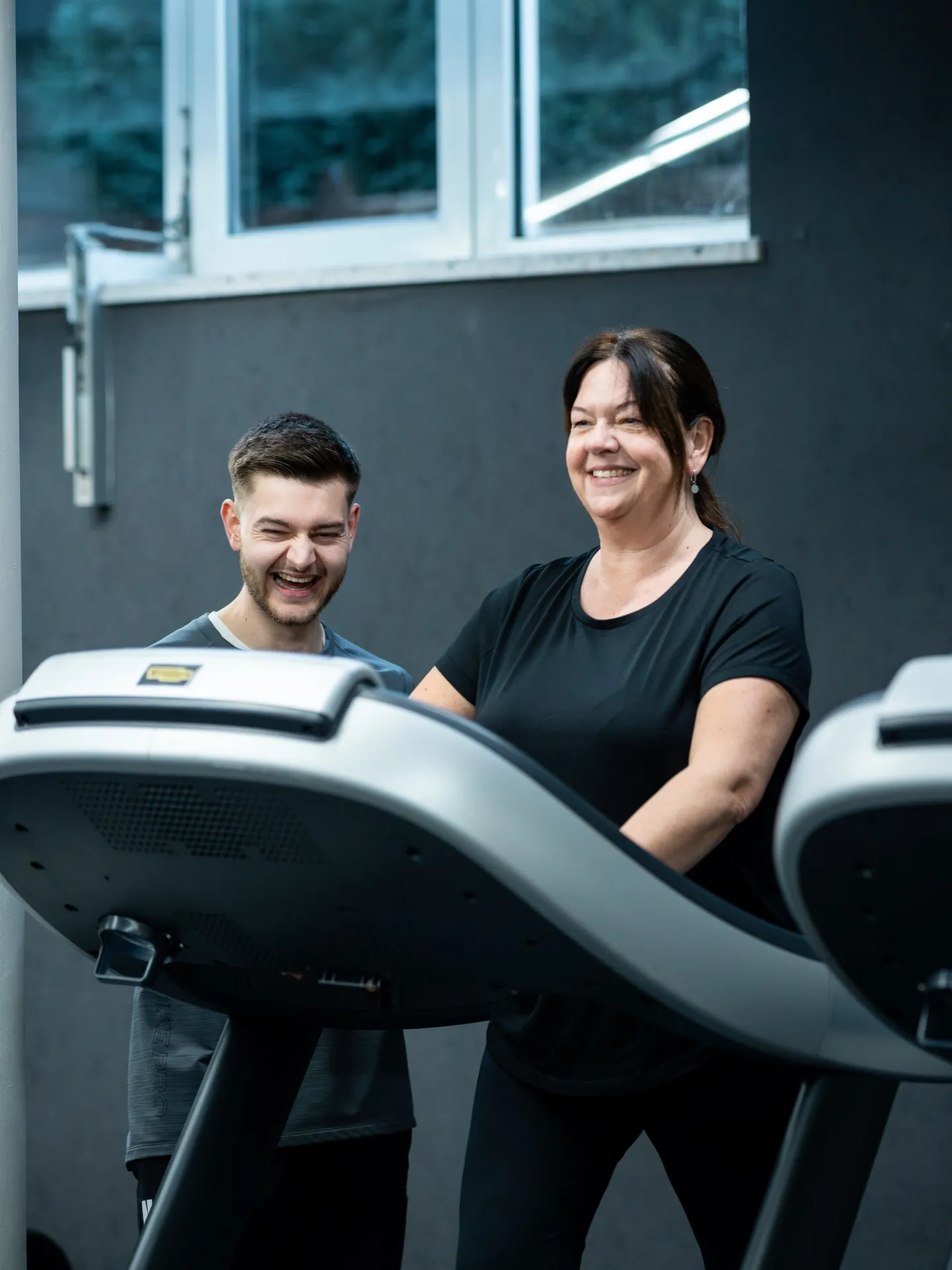 Nick Gerber im Training mit einer Klientin